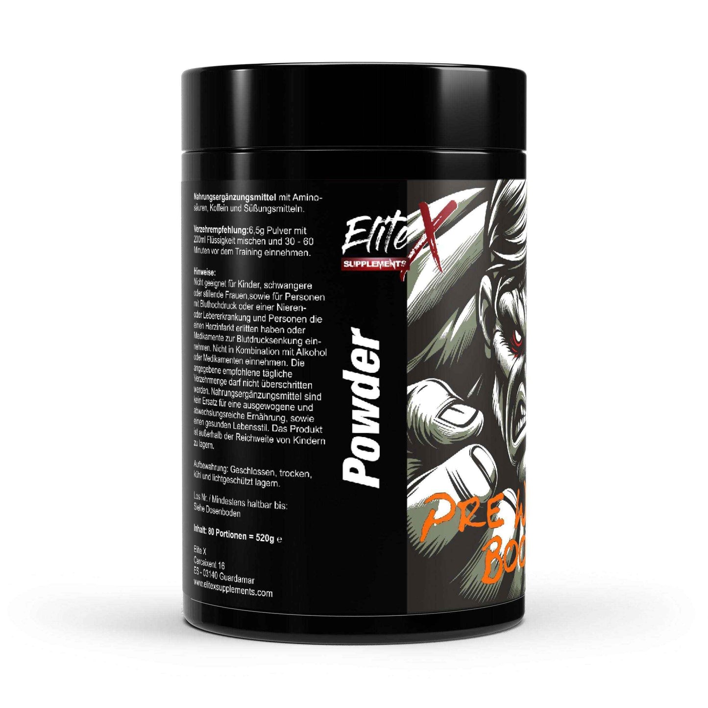 Pre-Workout Booster - Geschmack: Orange