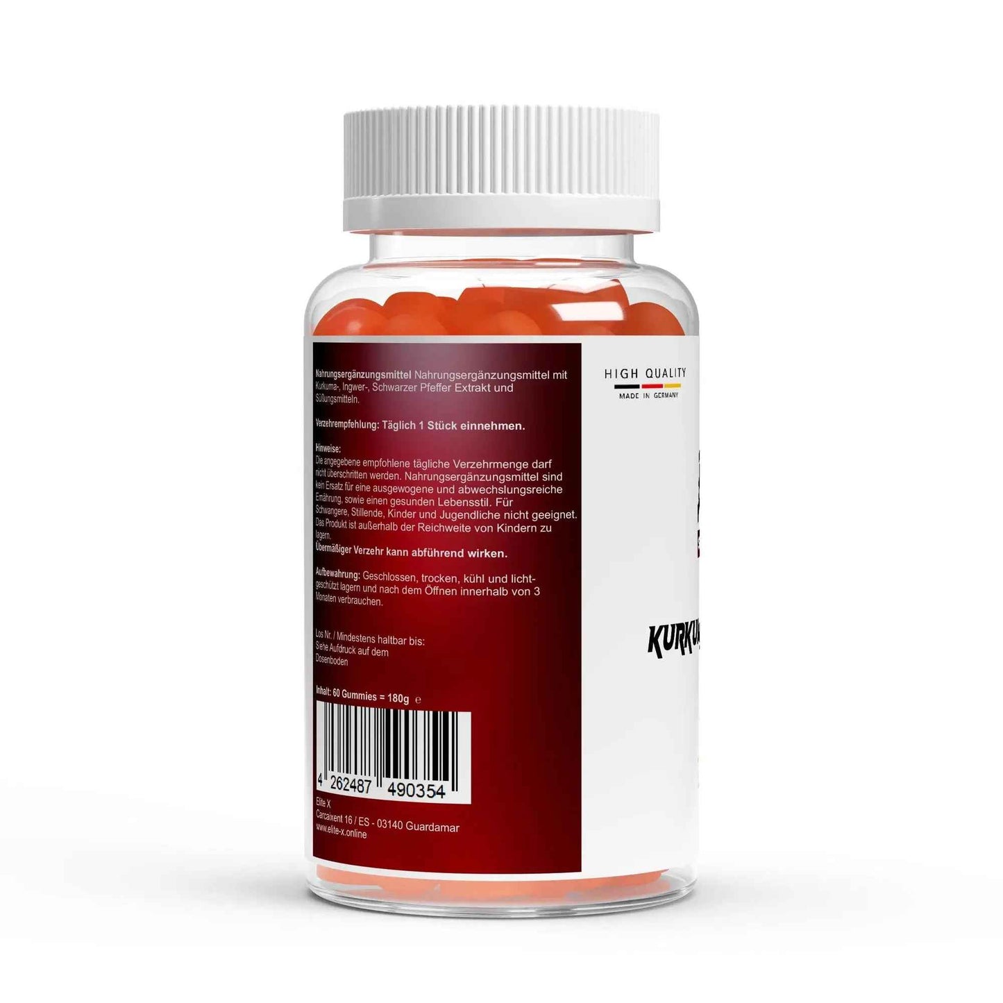 Kurkuma + Ingwer + Schwarzer Pfeffer Gummies