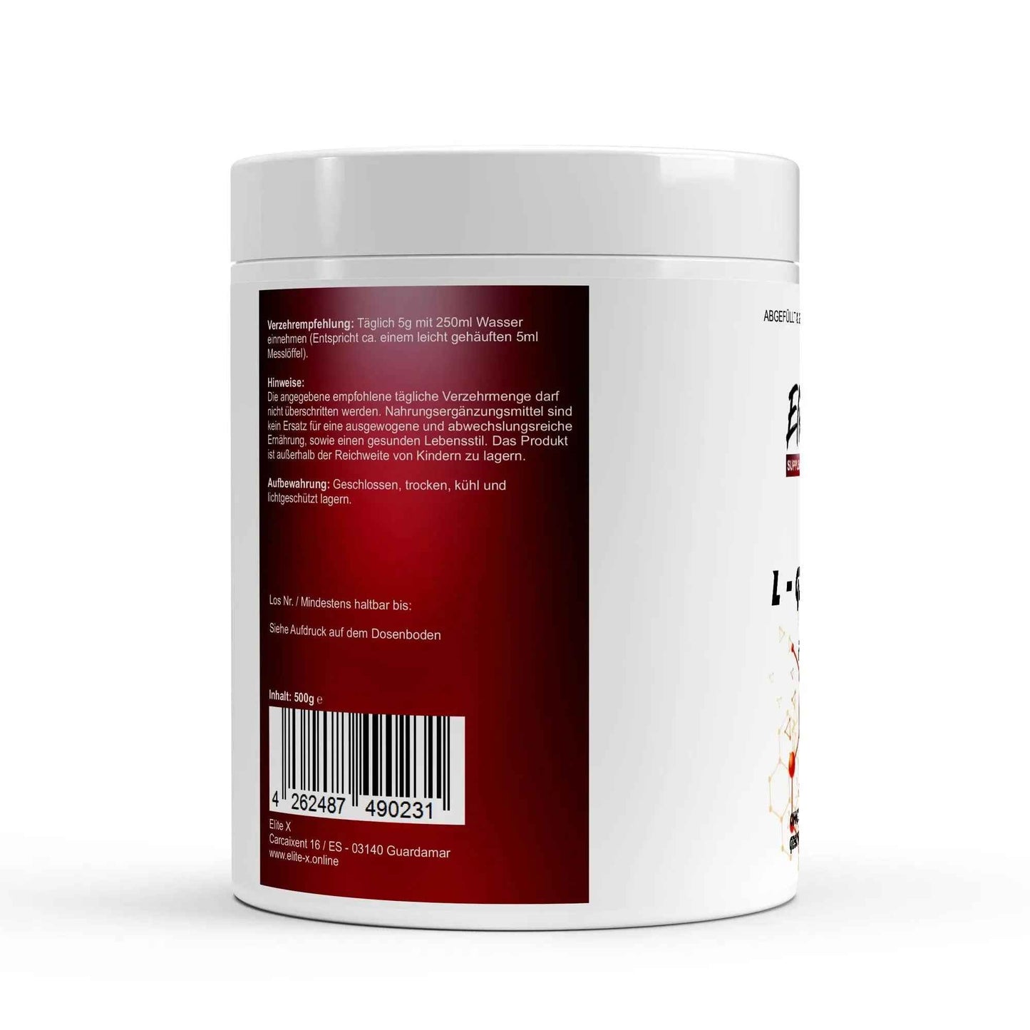 L-Glutamin Pulver - 500g
