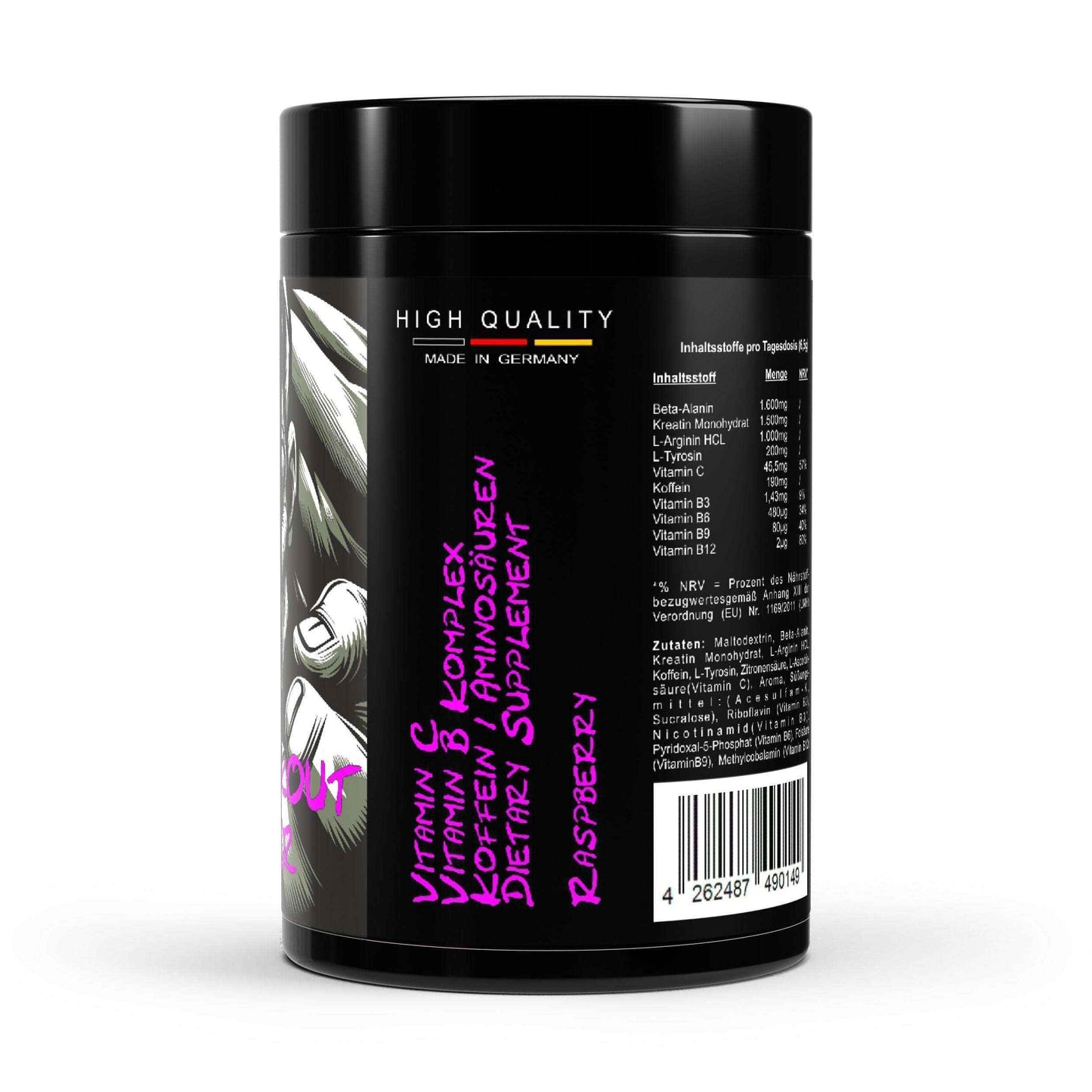 Pre-Workout Booster - Geschmack: Himbeere