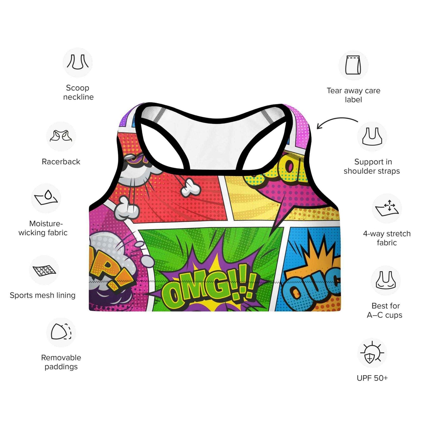 Sports Bra "COMIC"