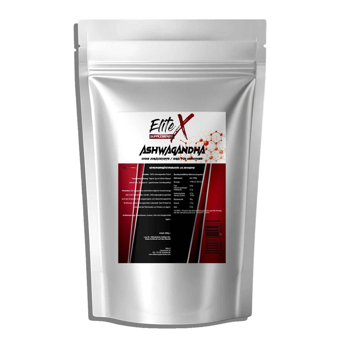 Ashwagandha Pulver - 500g Doypack