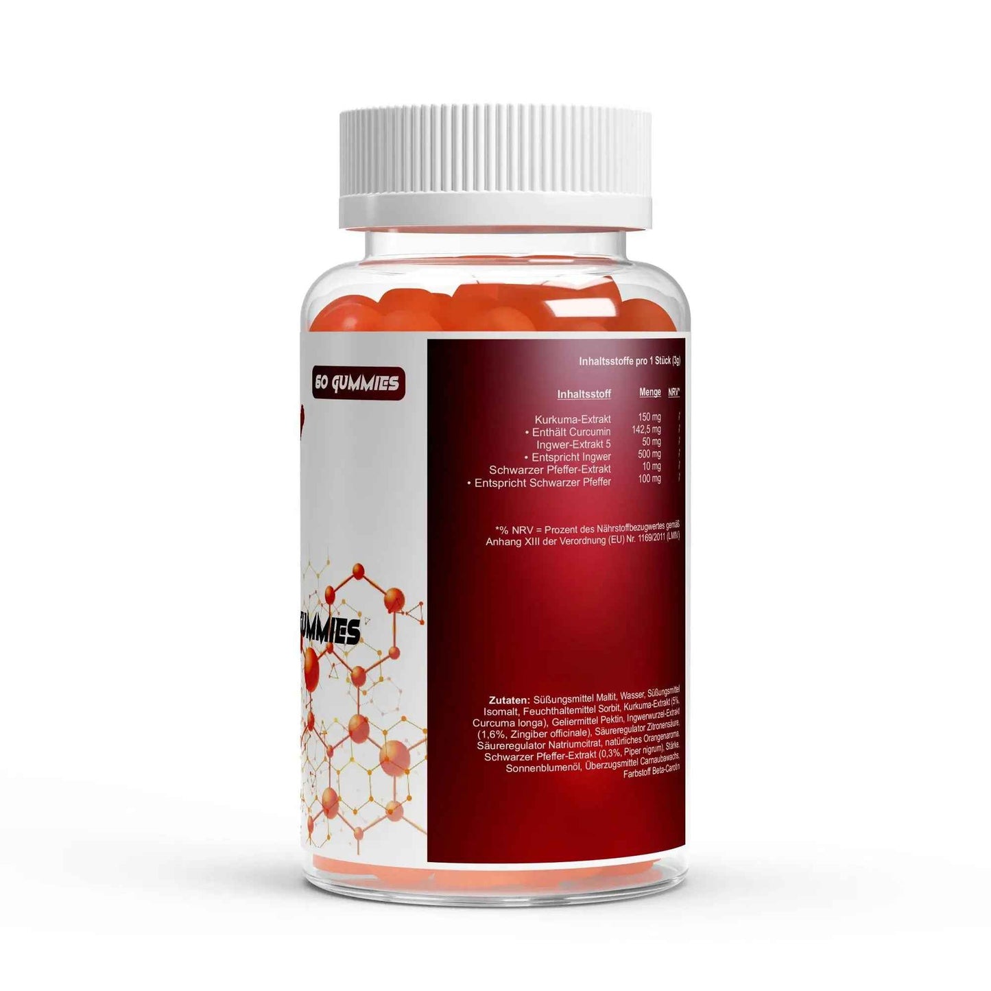 Kurkuma + Ingwer + Schwarzer Pfeffer Gummies