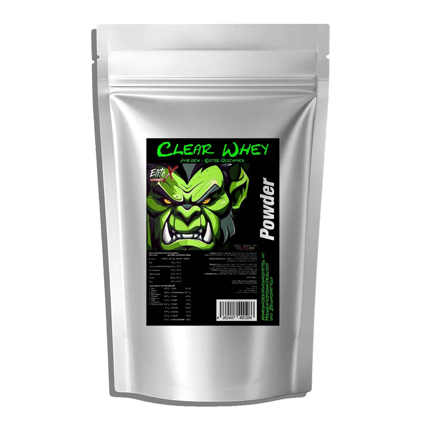 Clear Whey Protein Eistee Pfirsich Doypack