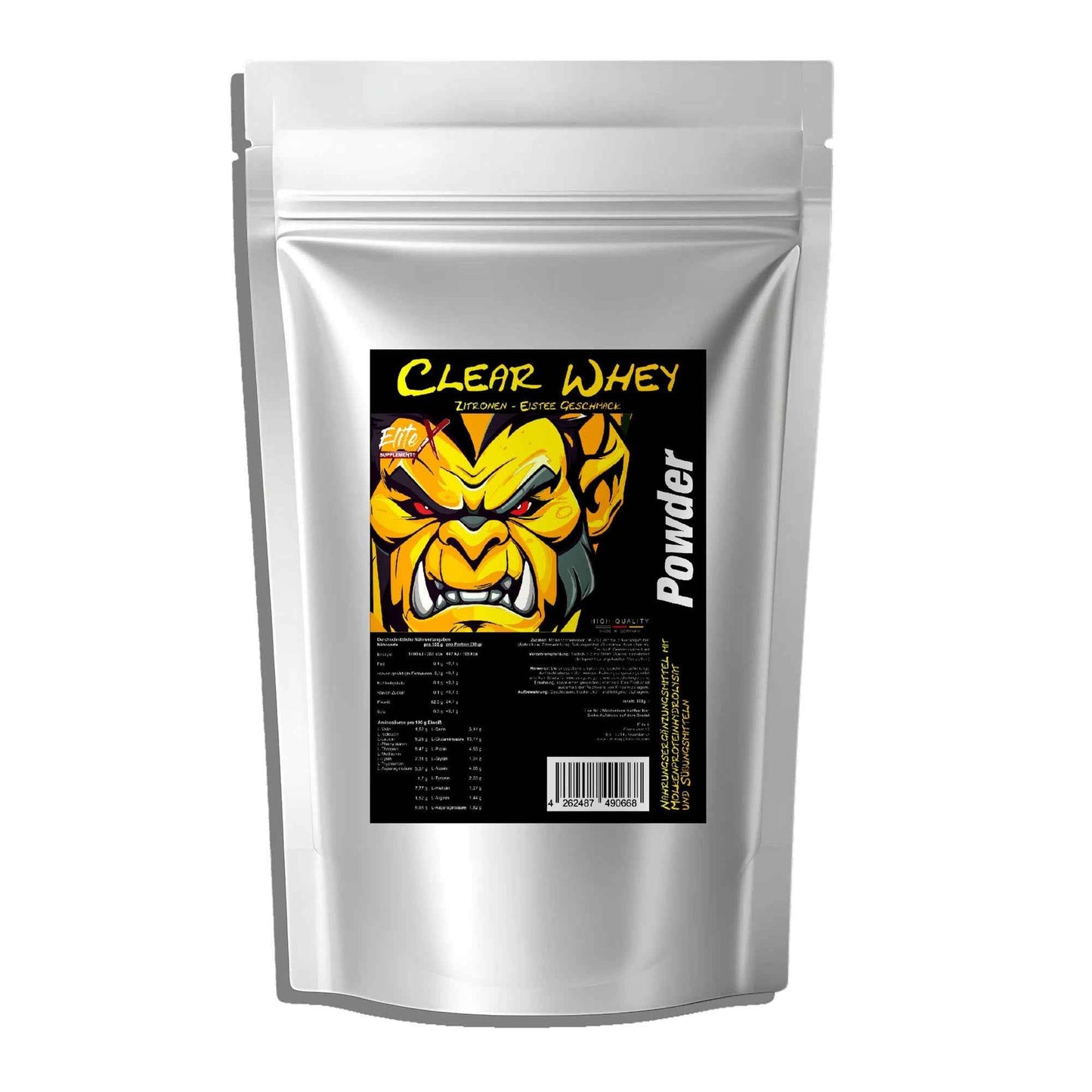 Clear Whey Protein Eistee Zitrone Doypack
