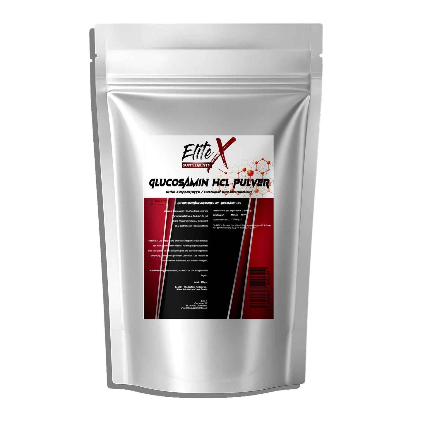 Glucosamin Pulver - 500g Doypack