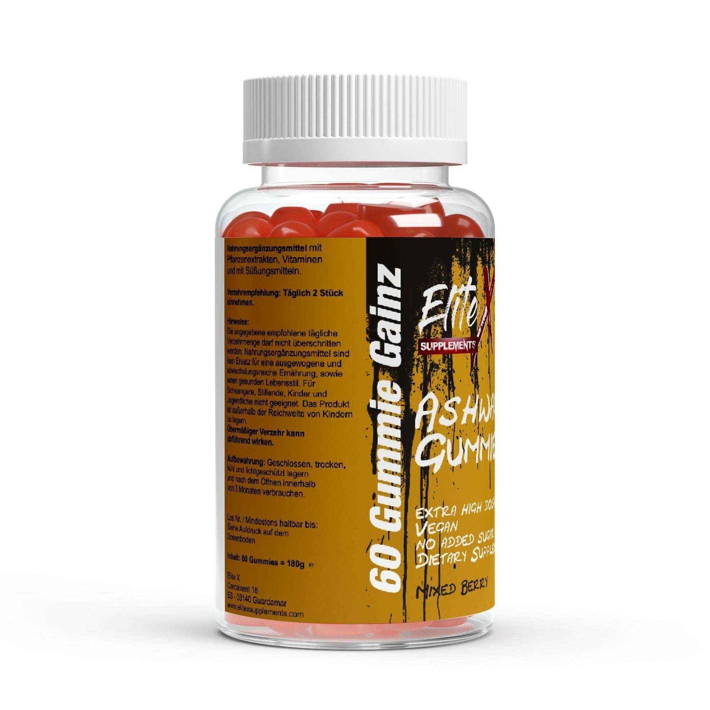 Premium Ashwagandha Gummies 300 + Vitamin B6,- 60 Stk