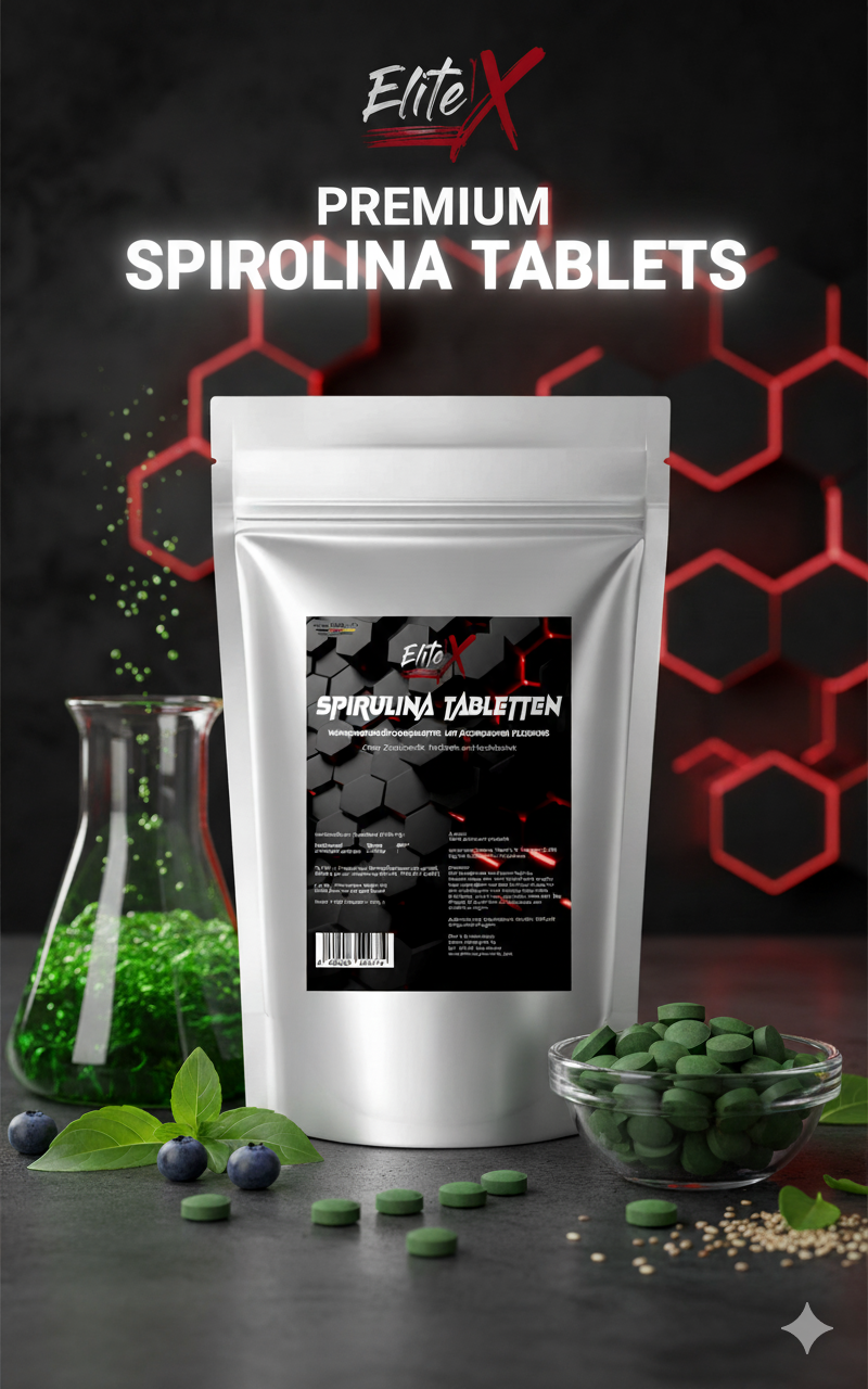 Dein Super-Boost für den Alltag: Entdecke die Premium Spirulina Tabletten von Elite X!