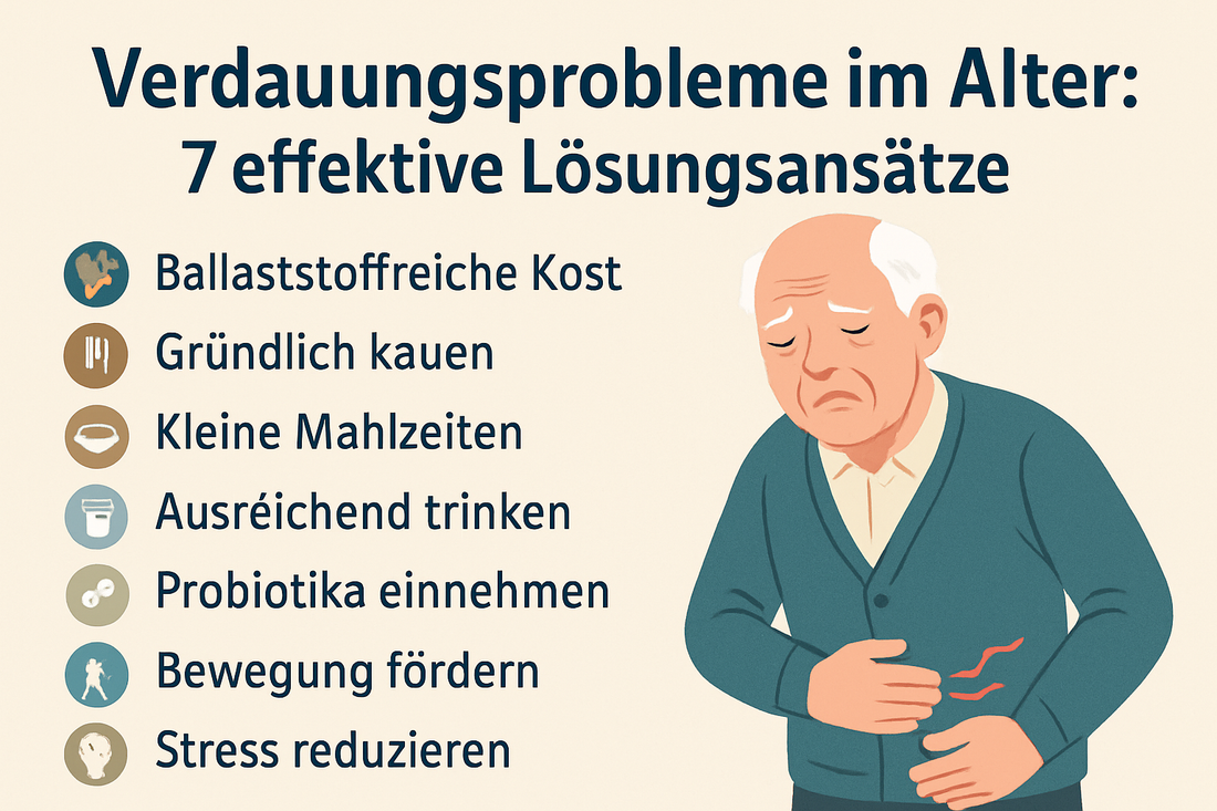 Verdauungsprobleme im Alter: 7 effektive Lösungsansätze
