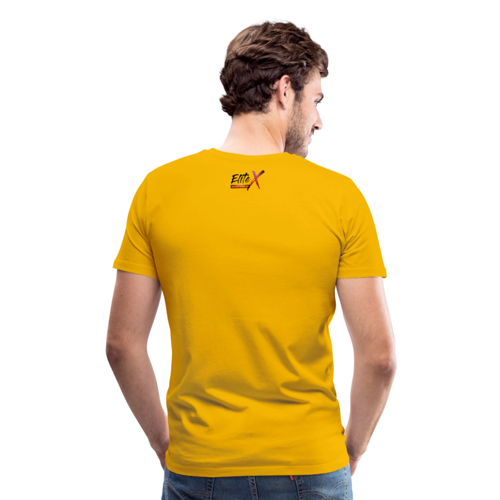 Männer Premium T-Shirt "TRAINING BEAST" - Sonnengelb
