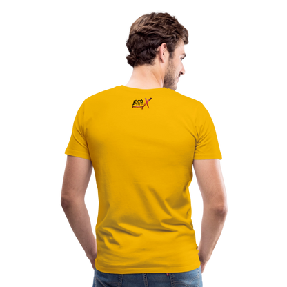 Männer Premium T-Shirt "TRAINING BEAST" - Sonnengelb
