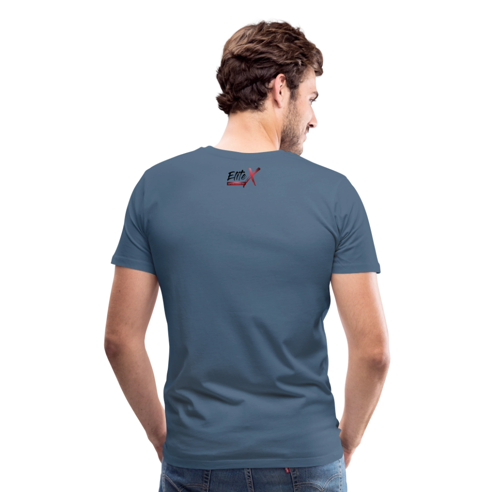 Männer Premium T-Shirt "TRAINING BEAST" - Blaugrau