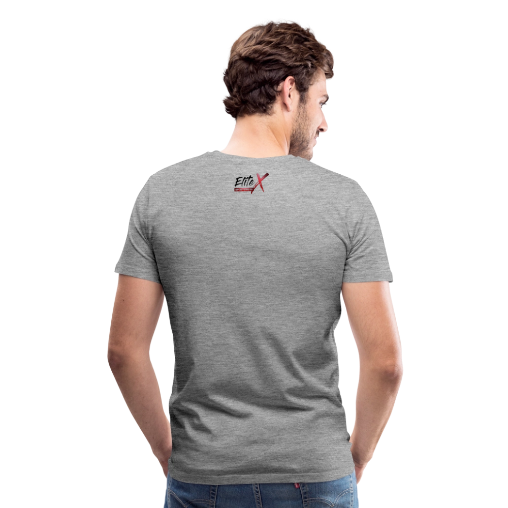 Männer Premium T-Shirt "TRAINING BEAST" - Grau meliert