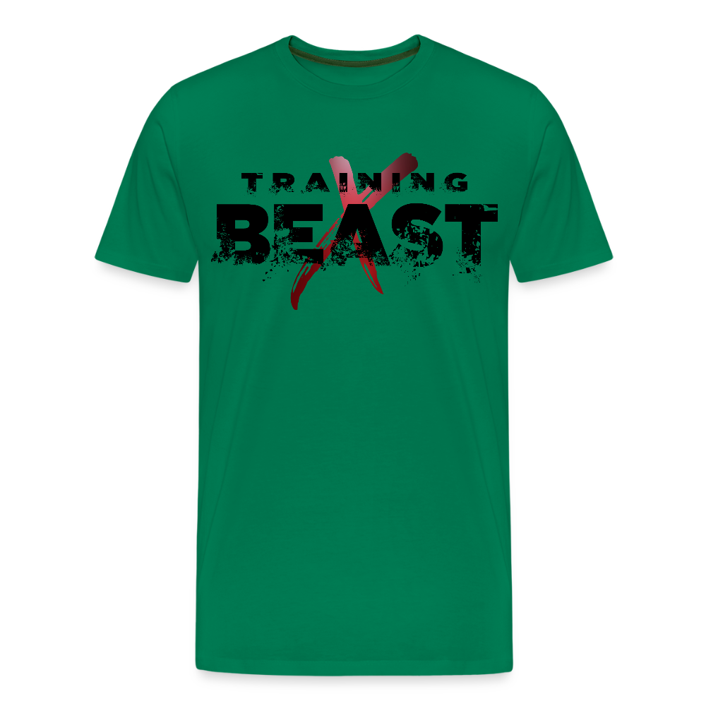 Männer Premium T-Shirt "TRAINING BEAST" - Kelly Green