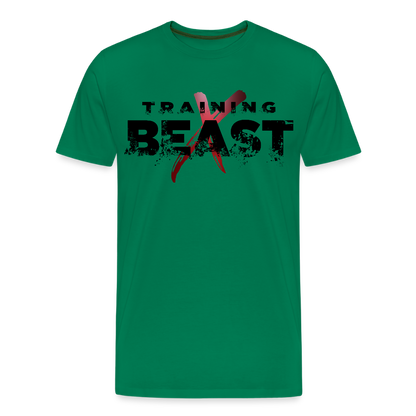 Männer Premium T-Shirt "TRAINING BEAST" - Kelly Green