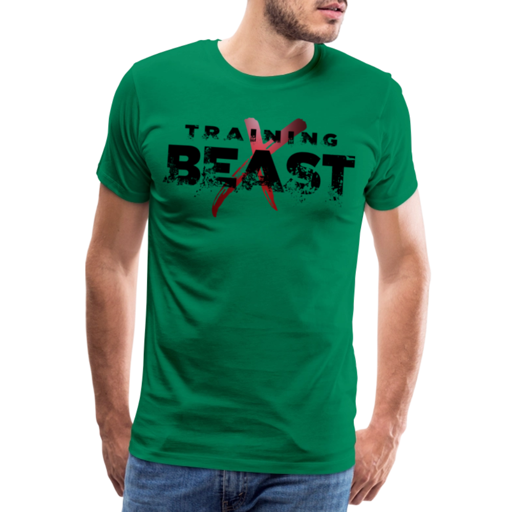 Männer Premium T-Shirt "TRAINING BEAST" - Kelly Green