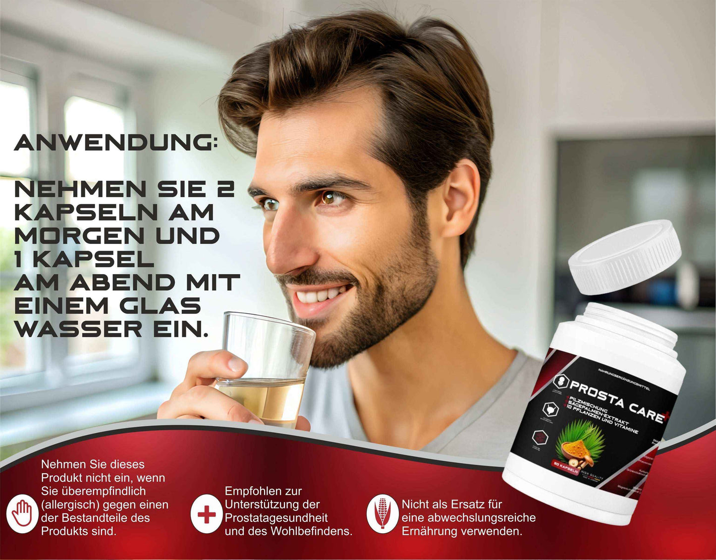 PROSTA CARE PLUS - Kapseln für eine gesunde Prostata