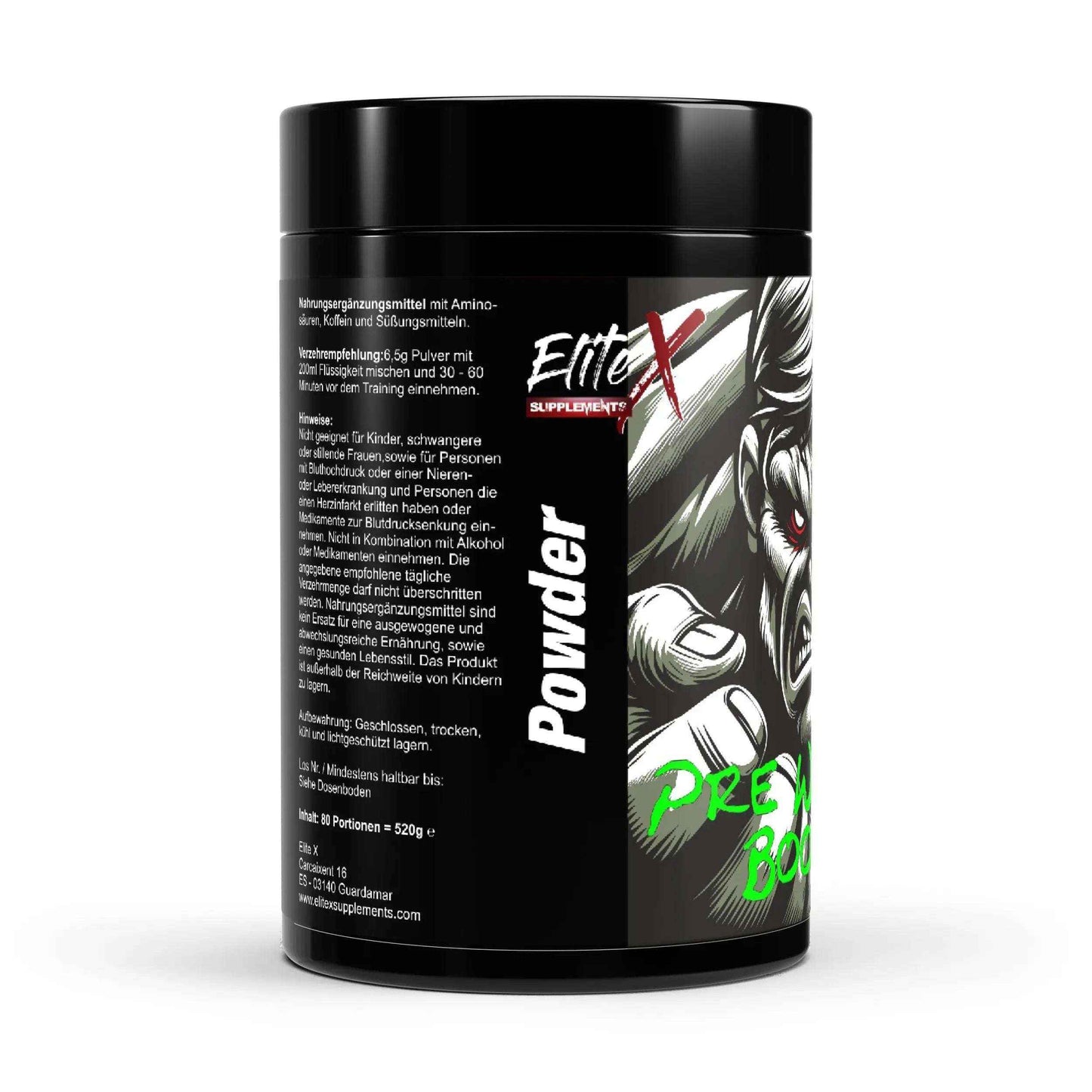 Pre-Workout Booster - Geschmack: Apfel