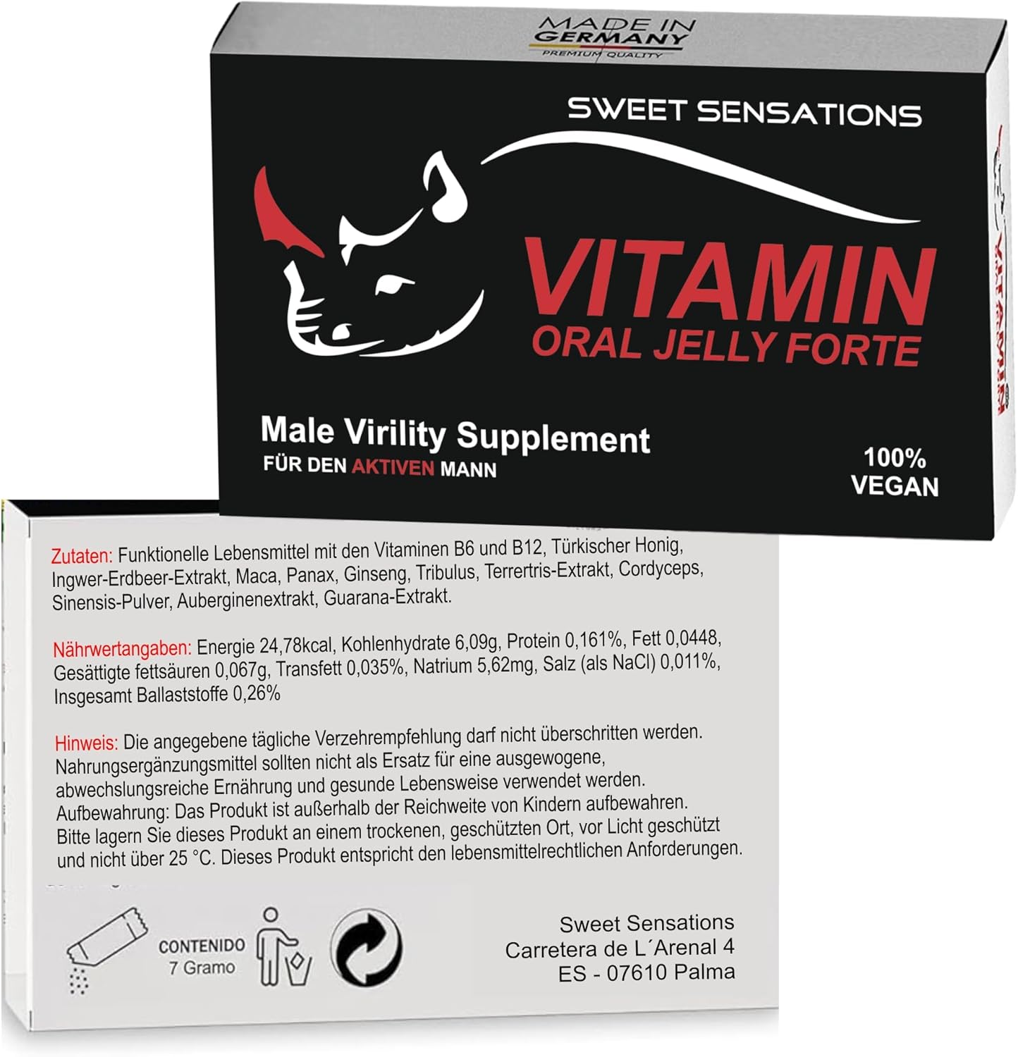 VITAMIN JELLY Original – Jetzt auch als Kapsel – 4 HT Enzyme Mikronährstoffkomplex – Für den Mann