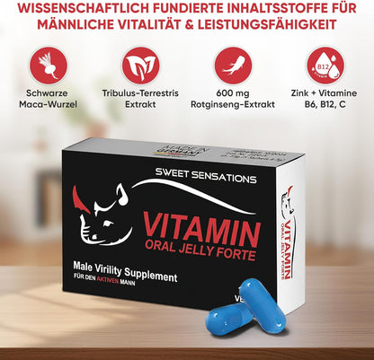 VITAMIN JELLY Original – Jetzt auch als Kapsel – 4 HT Enzyme Mikronährstoffkomplex – Für den Mann