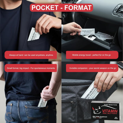 VITAMIN-Macun Honig mit Tribulus, 600mg Roter Ginseng & Black Maca, Natürliche Formel für Männer Extra stark