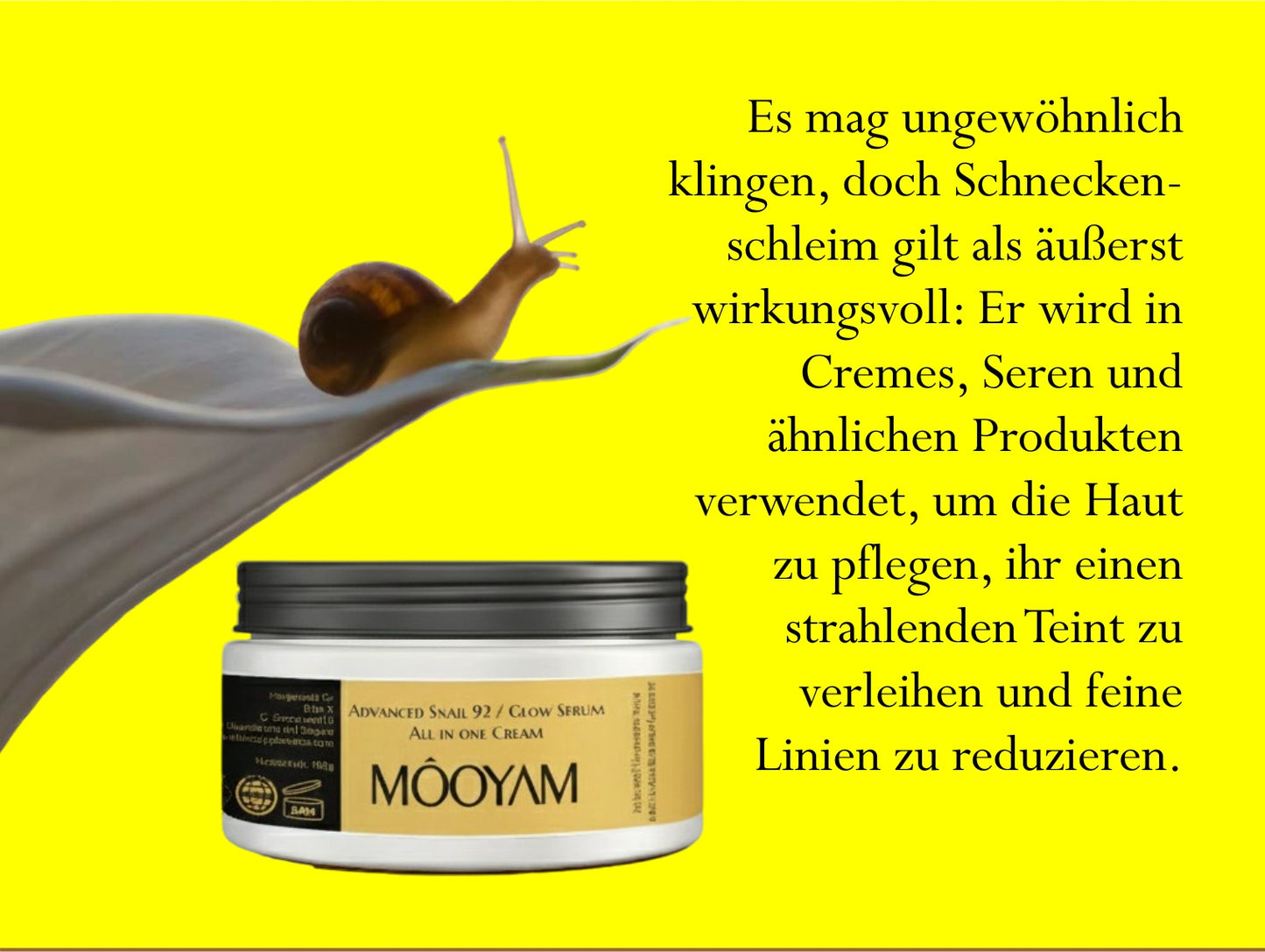 Môoyam Snail 92 - Sérum Iluminador - 100g