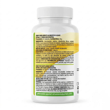 EFNE NAD+ with Trans-Resveratrol