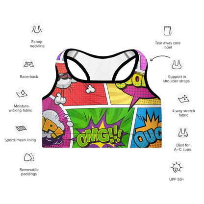 Sports Bra "COMIC"