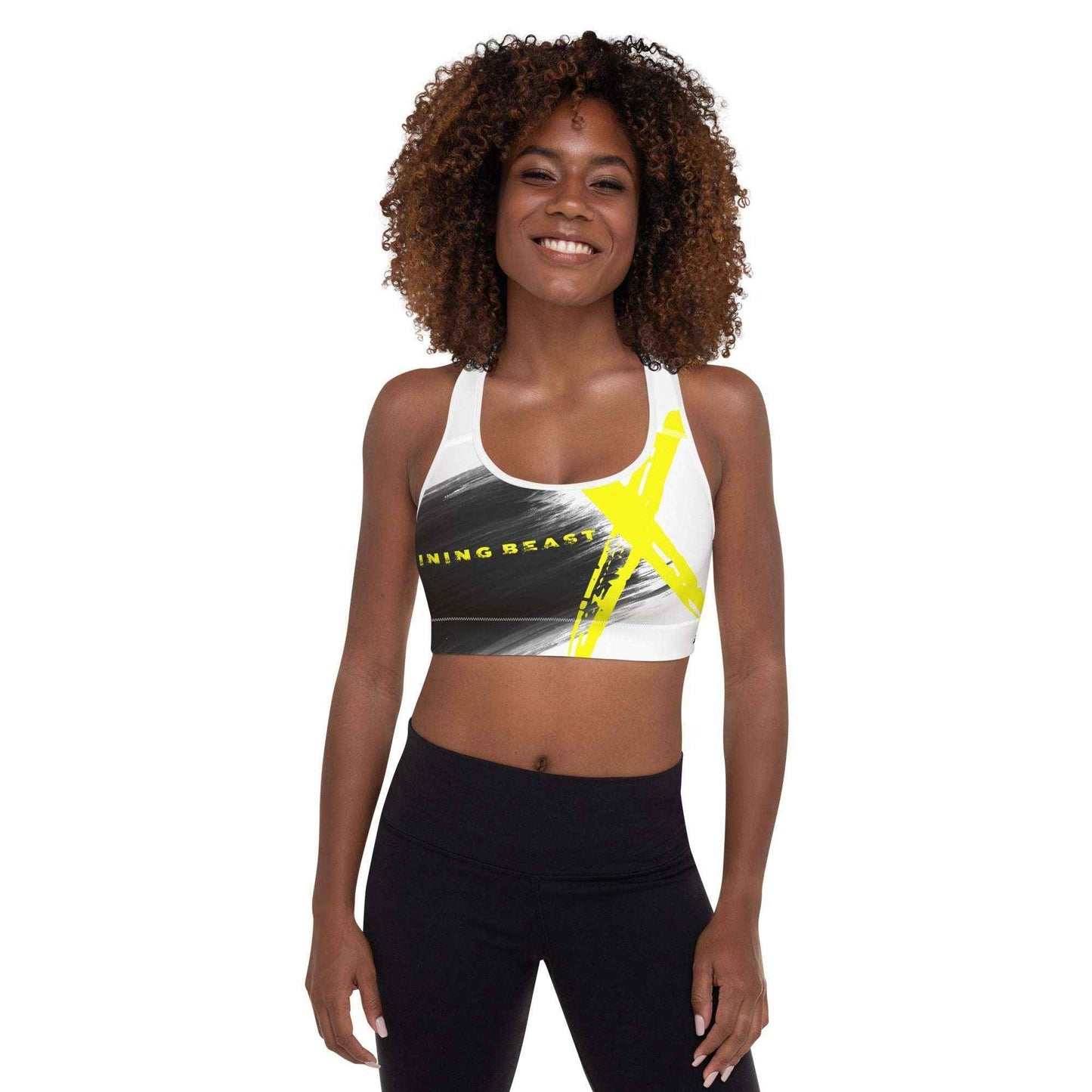 Sports Bra "TRAINING BEAST YELLOW"