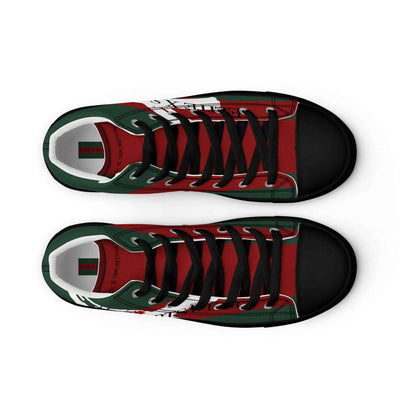 High-Top Leinenschuhe für Damen