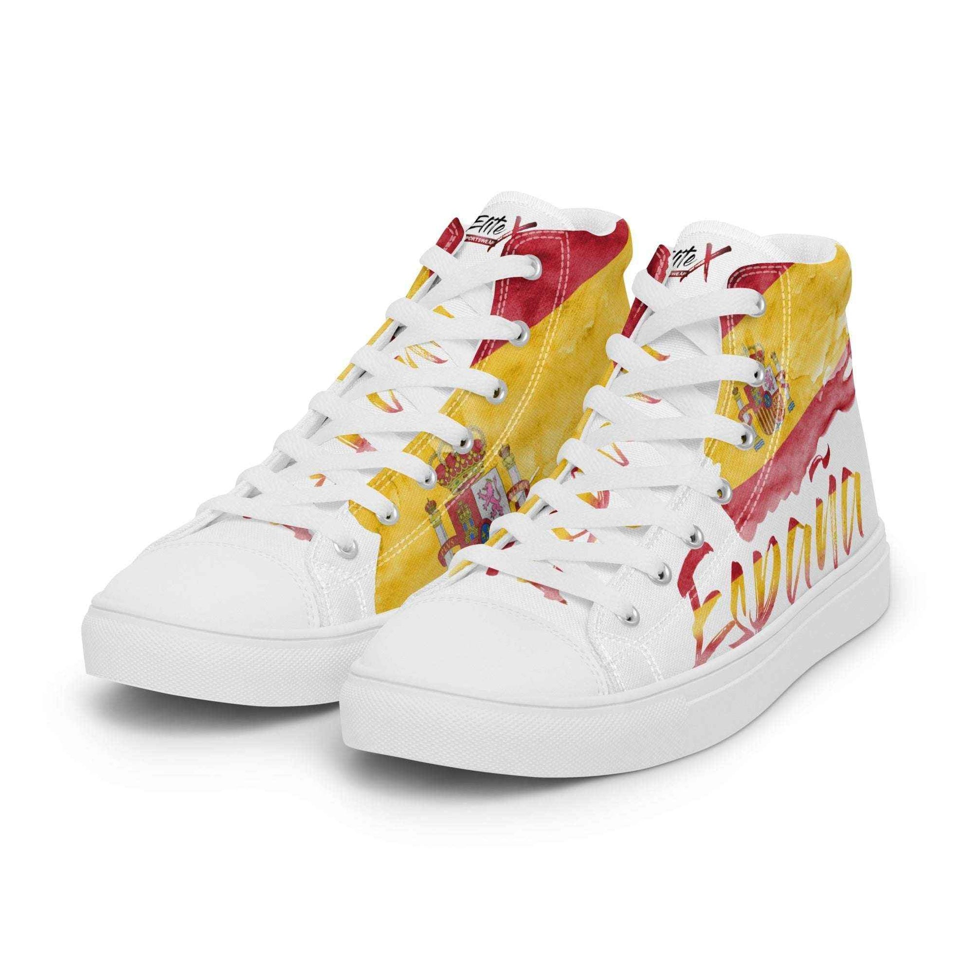 High-Top Leinenschuhe "ESPANA"